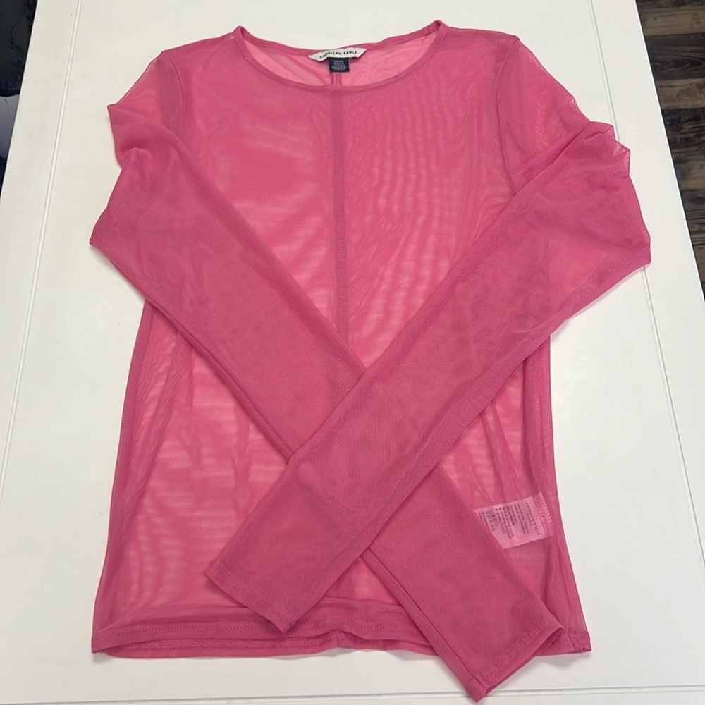 American Eagle Pink Top Size S